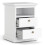 Bedside 2 Drawers in White 5