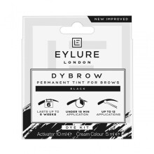 (Black) Eylure DYBROW Eyebrow Dye Kit Permanent Tint for Brows