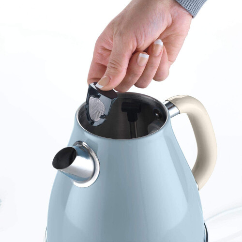 Ariete Ariete 2869/05 Retro Style Cordless Jug Kettle, Blue 1