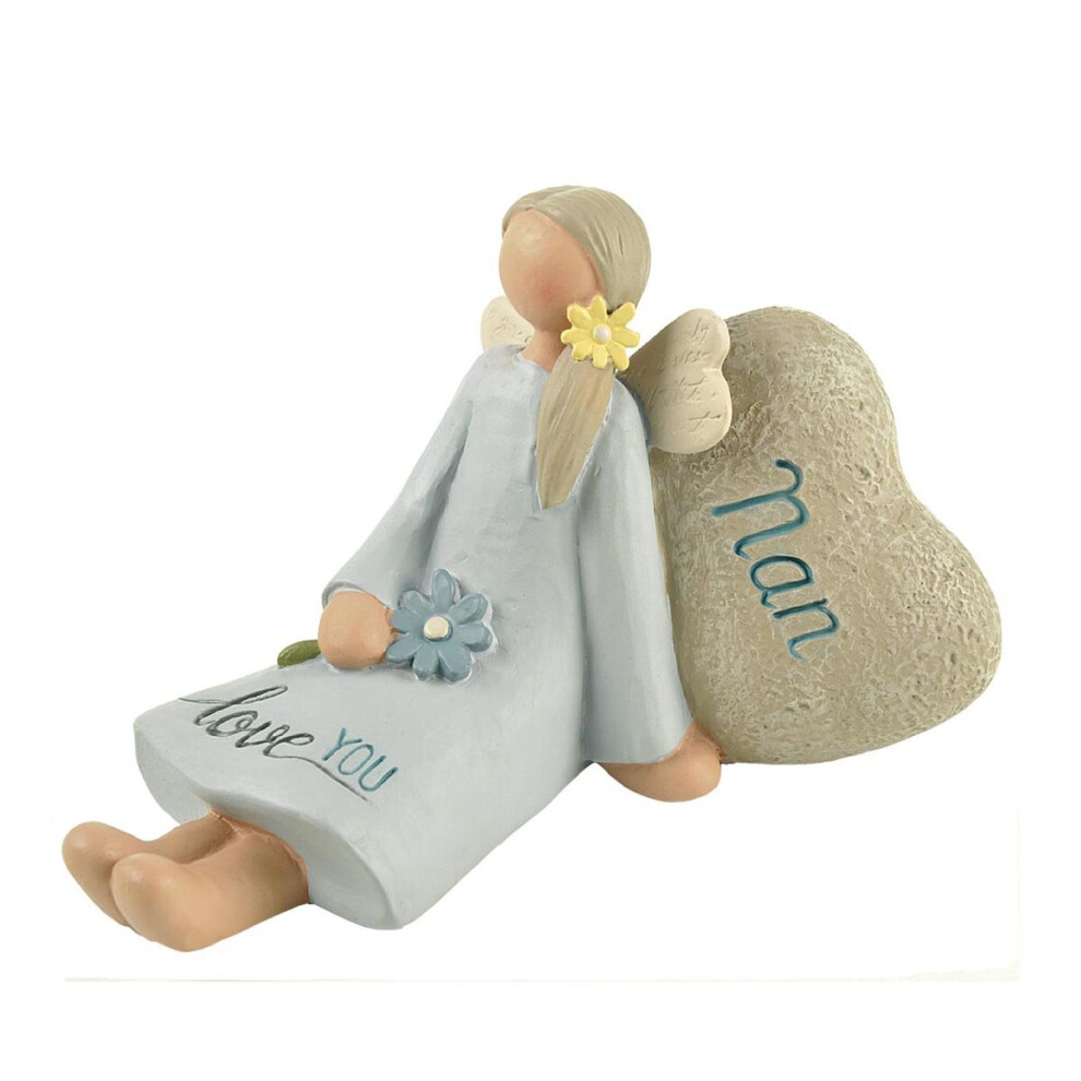 Nan Love You Feather & Grace Angel Figurine Guardian Angel Gift