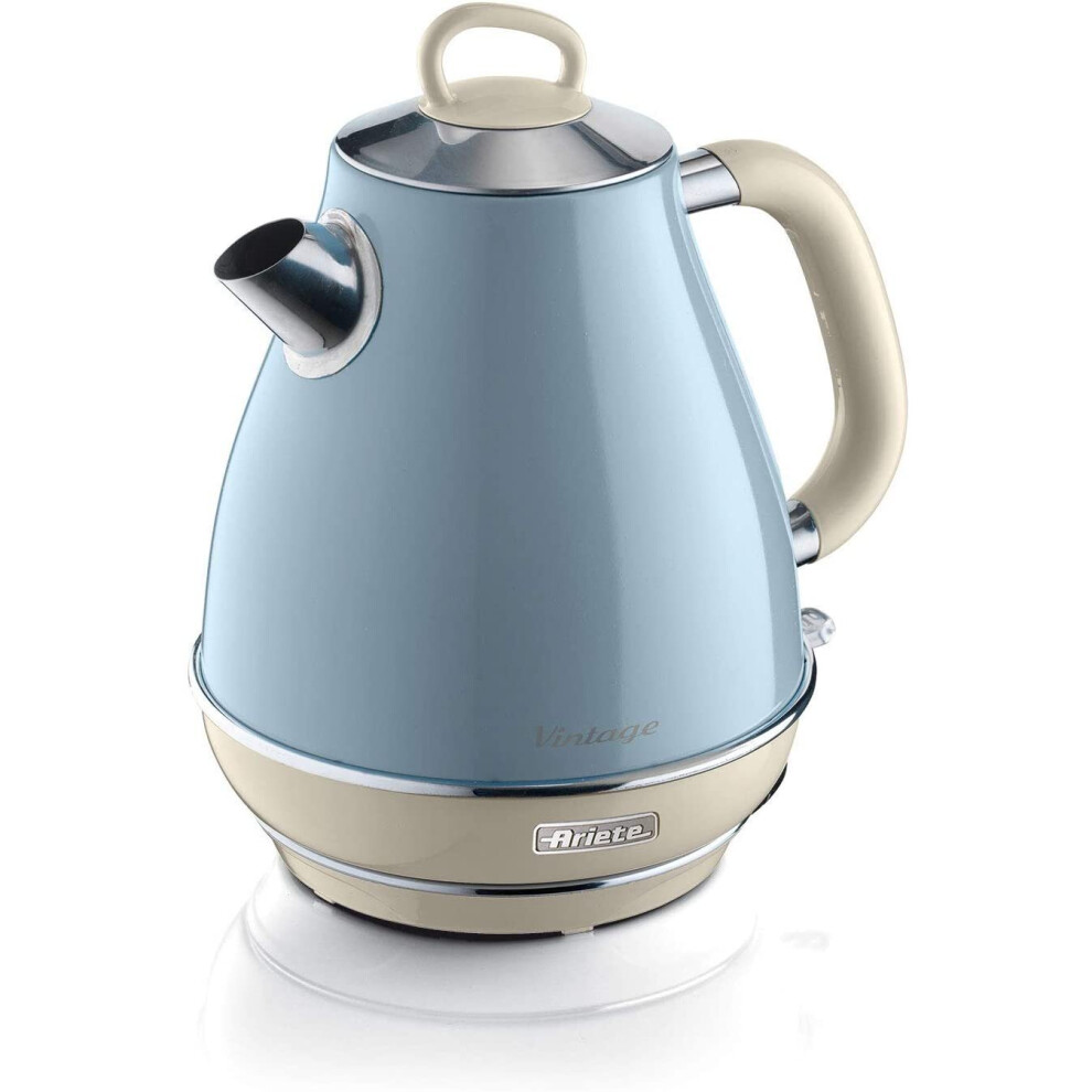 Ariete 2869/05 Retro Style Cordless Jug Kettle, Blue-image-OPC-P6WVXSF-NEW