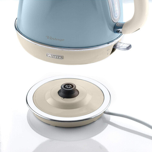 Ariete Ariete 2869/05 Retro Style Cordless Jug Kettle, Blue 2
