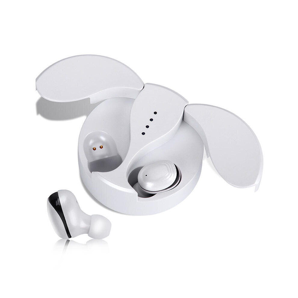 Tws Bluetooth 5.0 Earphone Binaural Wireless Stereo Waterproof Earbuds Headphones With Mic Color White 840079316516