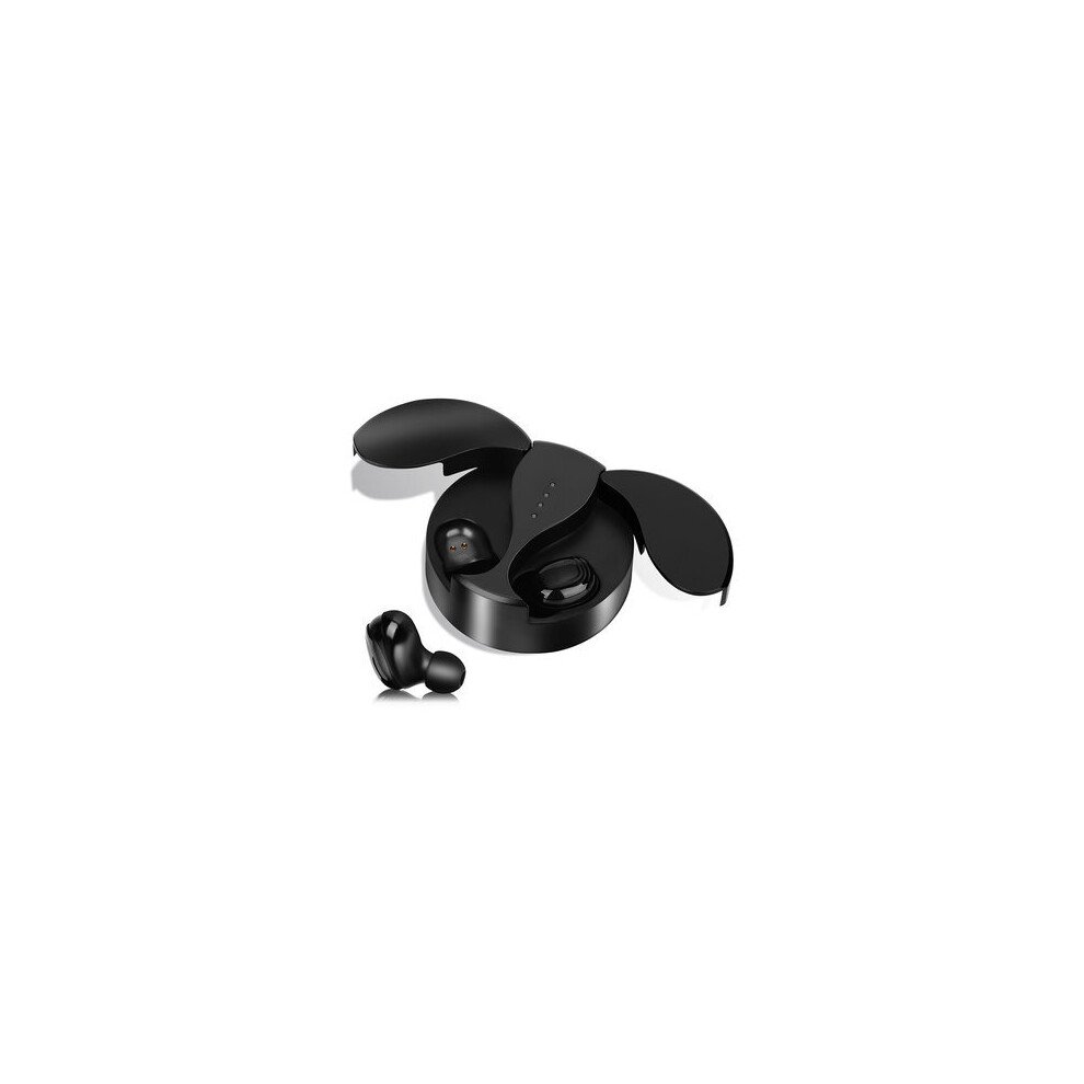 Tws Bluetooth 5.0 Earphone Binaural Wireless Stereo Waterproof Earbuds Headphones With Mic Color Black 840079316509