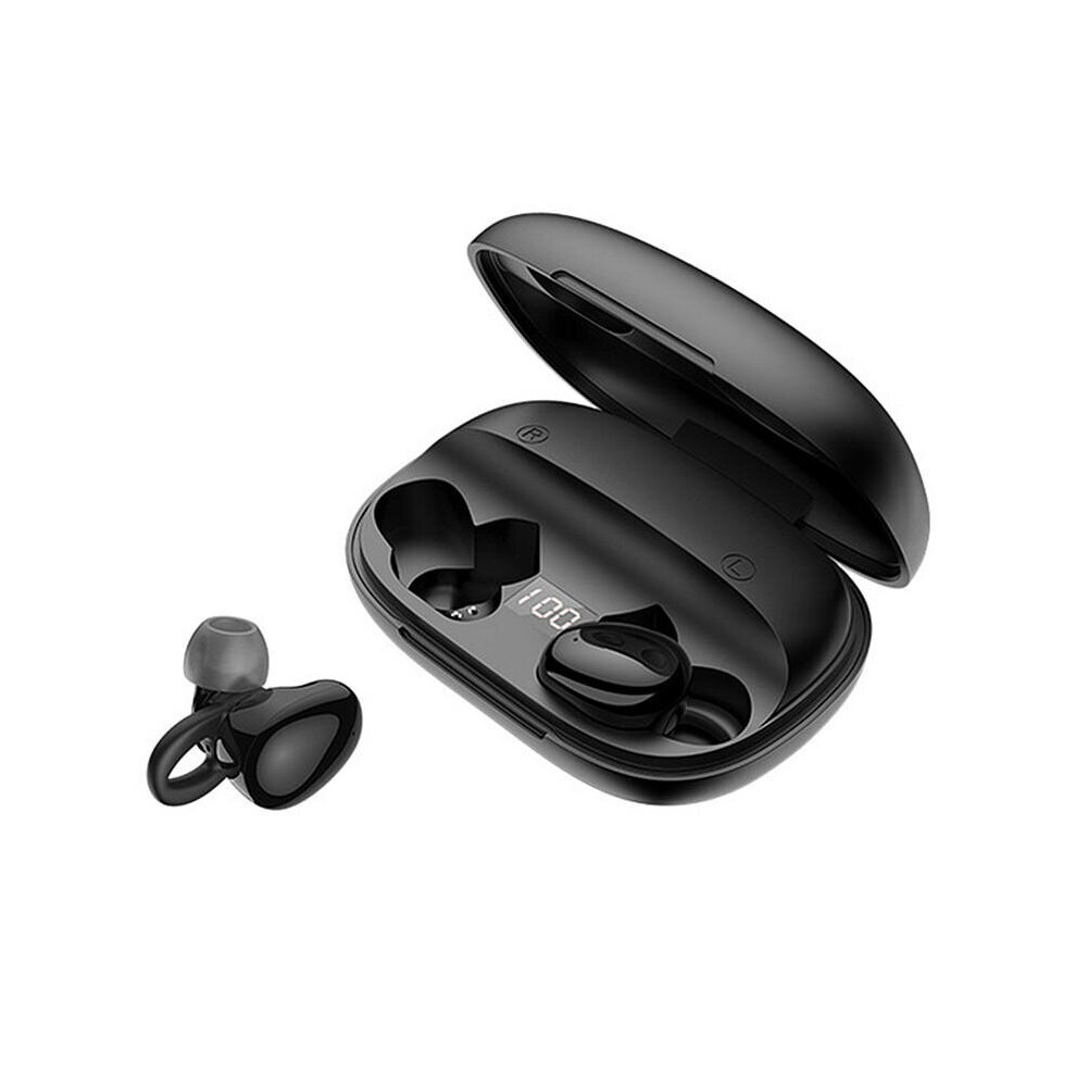 Jr-Tl2 Bluetooth 5.0 Bilateral Tws Wireless Earphone Waterproof Earbuds With Digital Display For Xiaomi Huawei Color Black 840079307002
