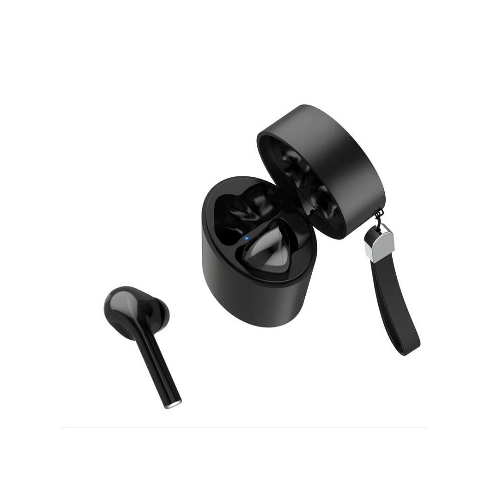 Photos - Headphones Keshen M5 TWS Wireless bluetooth 5.0 Earphone Smart Touch Bilateral Calls Business Stereo Headphone with Charging Box Black 