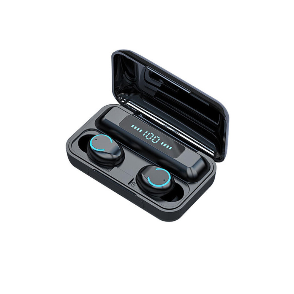 Tws 5.0 Wireless Bluetooth Headset 2000Mah Power Bank Digital Display Binaural Touch Waterproof Earphone With Mic 840079307026