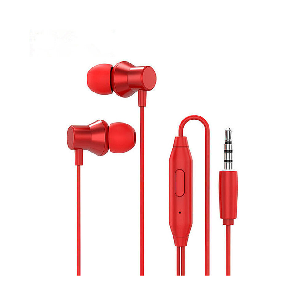 Hf130 Bass 3.5Mm Wi In-Ear Earphone Universal Headphones For Smartphone Mp3 Color Red 840079304834