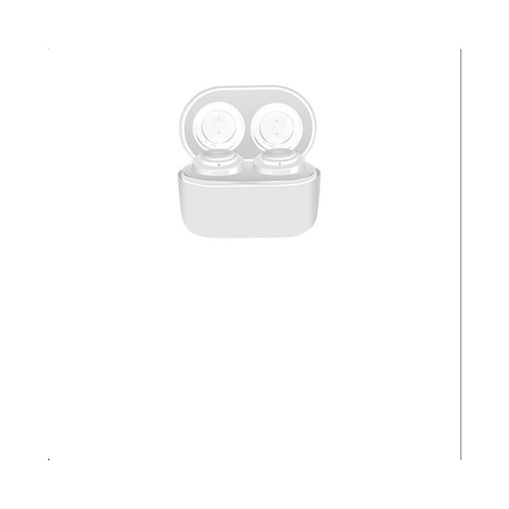 [Bluetooth 5.0] Tws True Wireless Earphone Portable Hifi Stereo Noise Cancelling Mic Earbuds Color White 840079320803