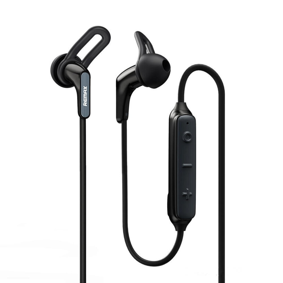 Rb-S27 Bluetooth 5.0 Neckband Sports Earphone Wireless Stereo Earbuds With Mic Black 840079091895