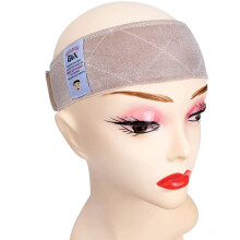 GEX Beauty Flexible Velvet Wig Grip Scarf Head Hair Band (Beige)