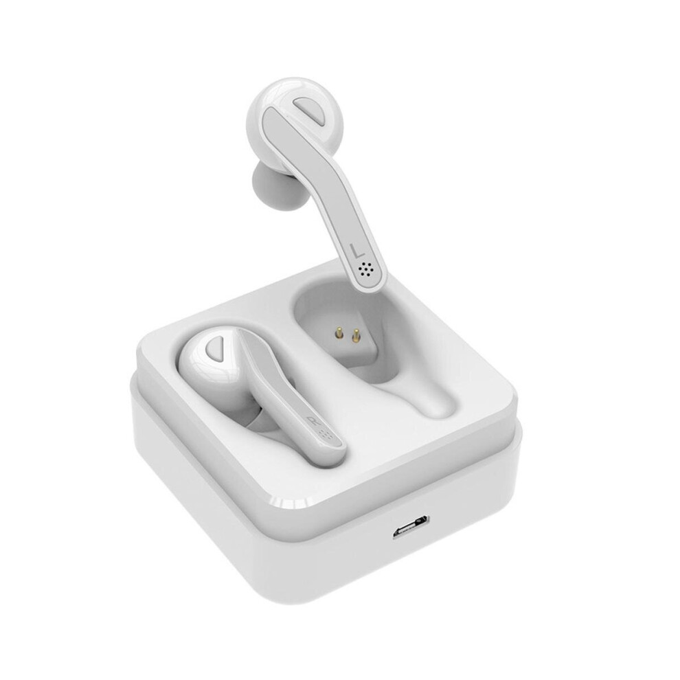 [Bluetooth 5.0] Aipao Tws True Wireless Earphone 3D Stereo Bass Bilateral Call Headphone With Charging Box Color White 840079324122
