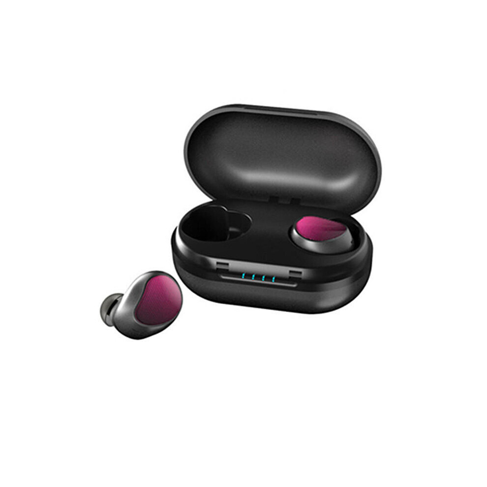 [Truly Wireless] T10 Bluetooth 5.0 Earphone Stereo Sound Tws Ipx6 Waterproof Cvc 8.0 Noise Uction Color Red 840079325631