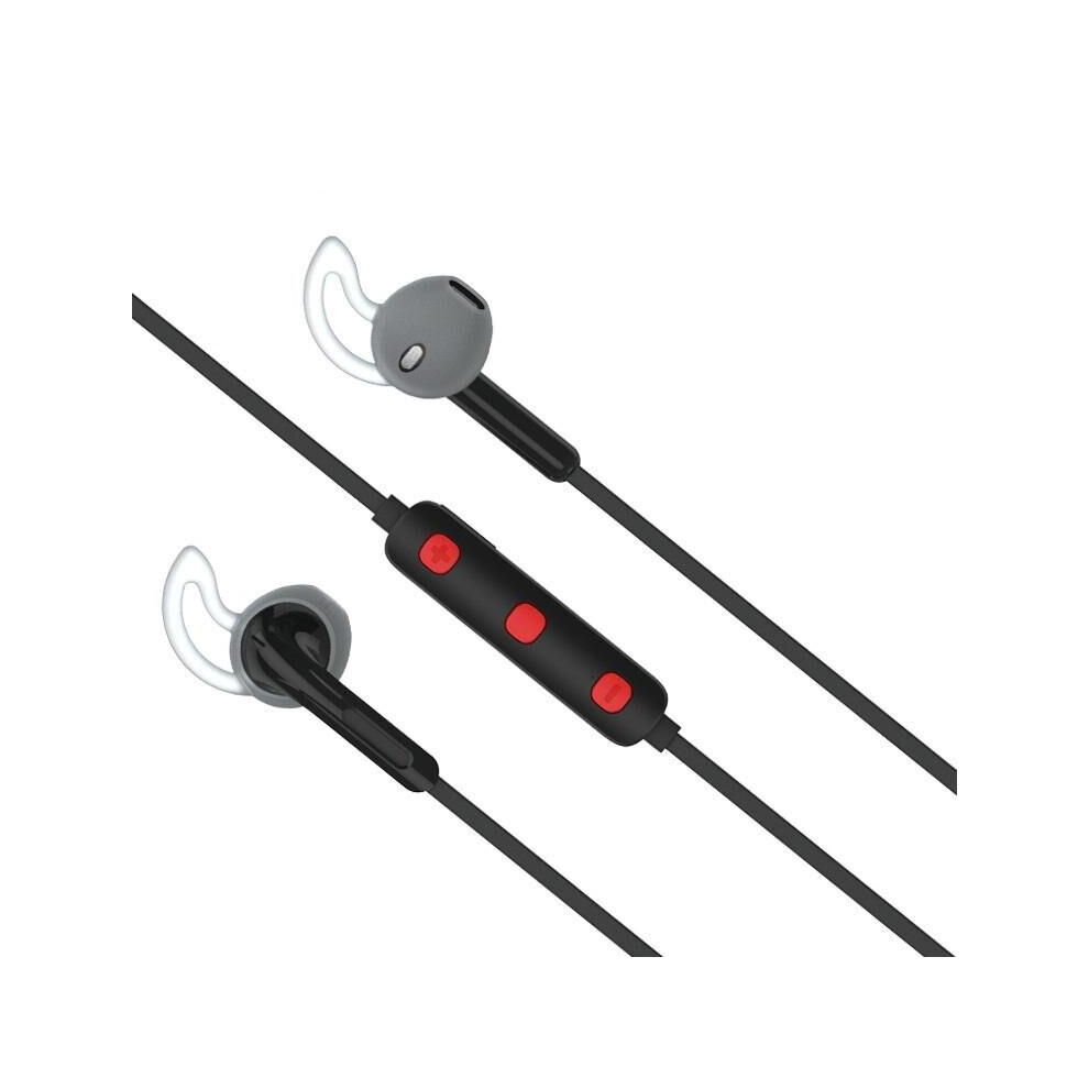 2Pcs H85 Bluetooth Wireless Sport Neckband Earphone Dynamic Headset Built-In Mic Color Black 840079324276