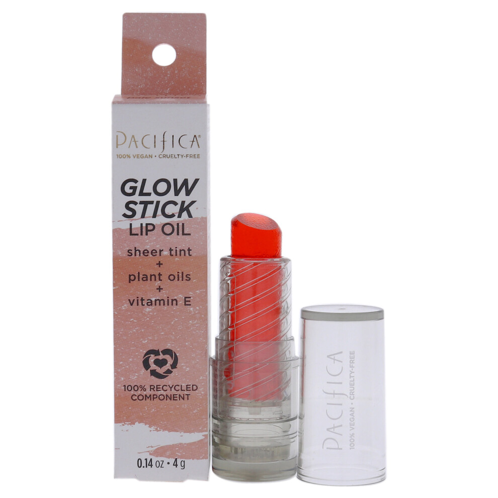 Glow Stick Lip Oil - Pale Sunset by Pacifica for Women - 0.14 oz Lip Oil