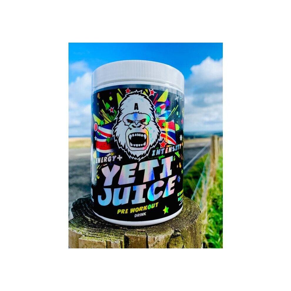 Gorillalpha (Jungle Juice) Yeti Juice Energy & Focus Pre Workout 480G