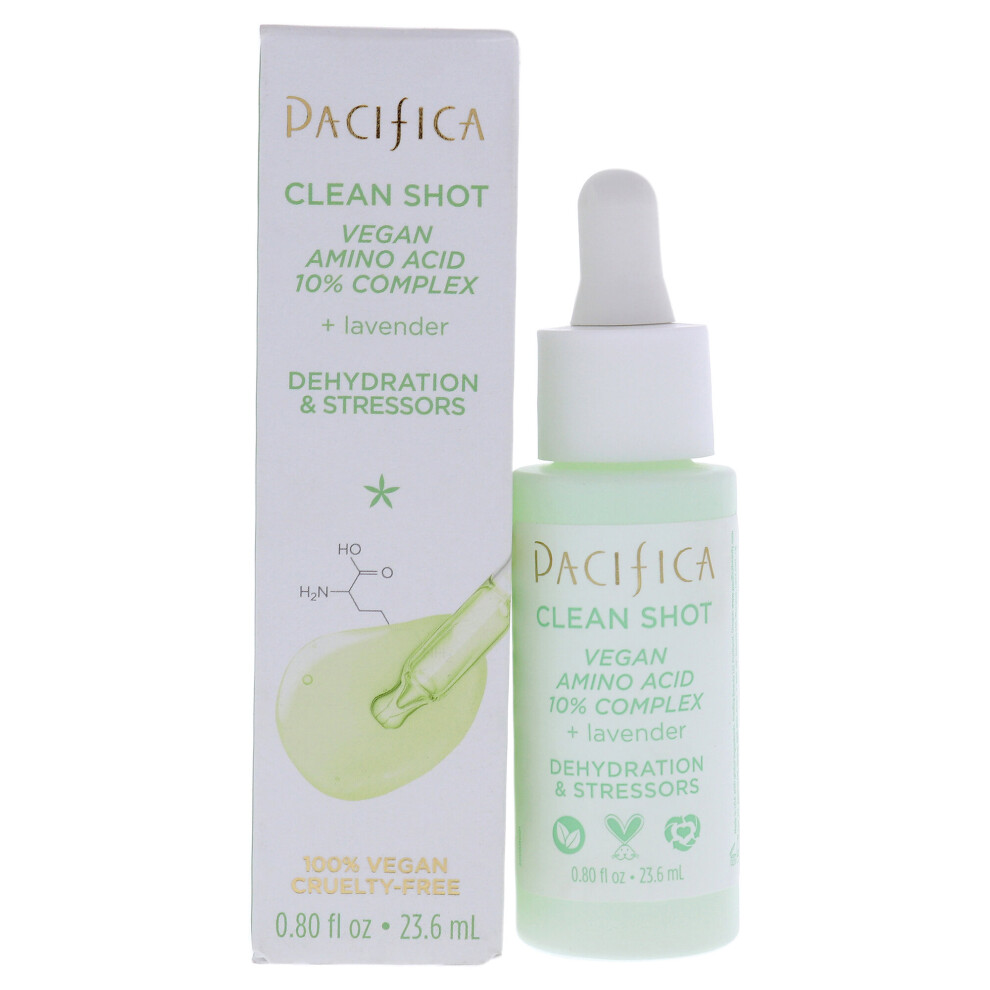 Clean Shot Vegan Amino Acid 10 Percent Complex by Pacifica for Unisex - 0.8 oz Serum-image-OPC-P6WVN99-NEW