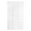 Wardrobe - 3 Doors 3 Drawers in White 2