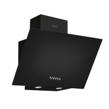 Ferre H501P 50cm Cooker Hood - Single Glass - Push Button - Black