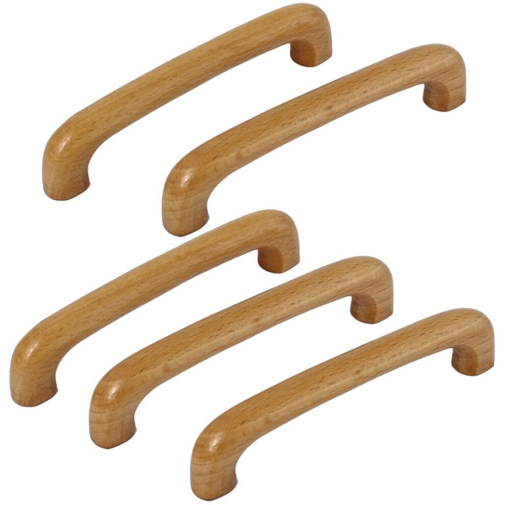 sourcingmap Cabinet Cupboard Door Drawer Dresser 96mm Hole Distance Pull Wood Handles for Dresser Drawer W