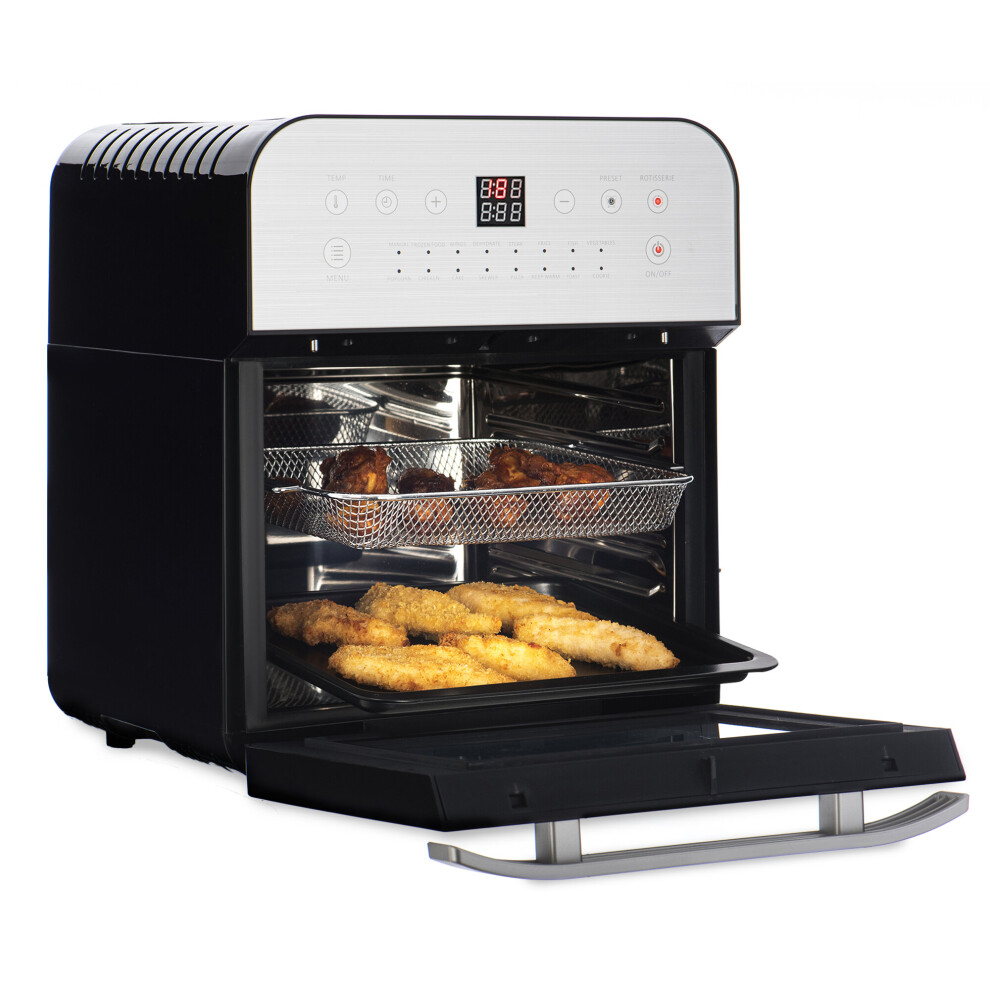 LIVIVO 12L Air Fryer Oven with Rotisserie & Grill