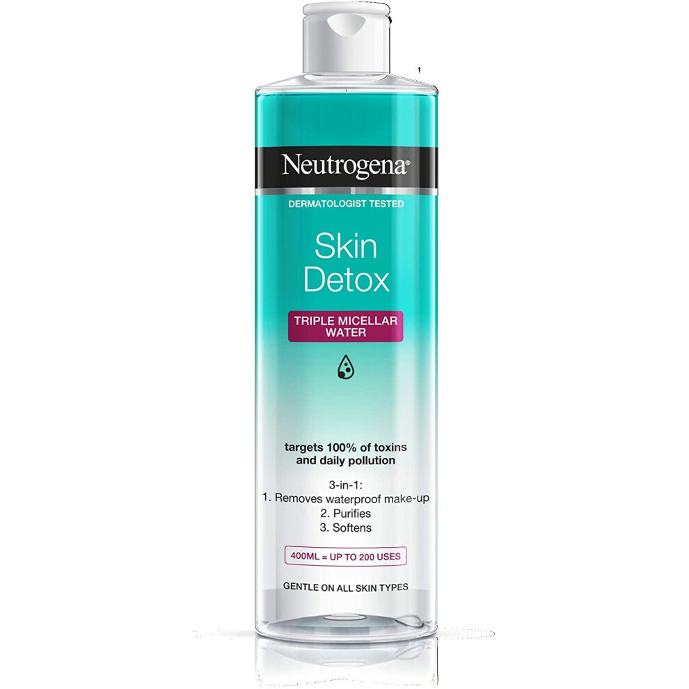 Neutrogena Skin Detox Triple Micellar Water, 400 ml