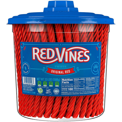 Red Vines Liquorice Tub 1.6 kg (Packaging May Vary)