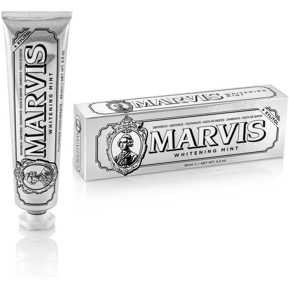 Marvis Whitening Toothpaste, Mint, 85 ml (Pack of 1)