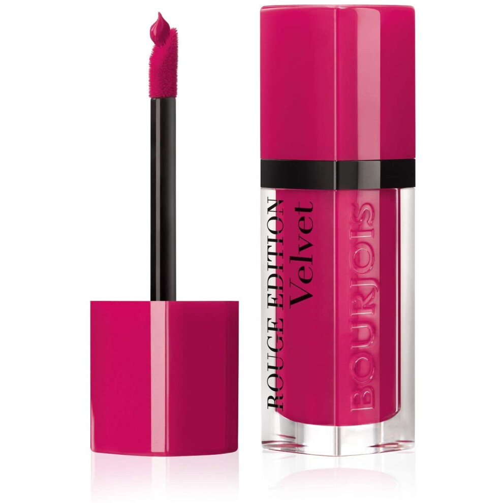 Bourjois Rouge Edition Velvet Liquid Lipstick 6 Pink Pong Purples, 6.7ml