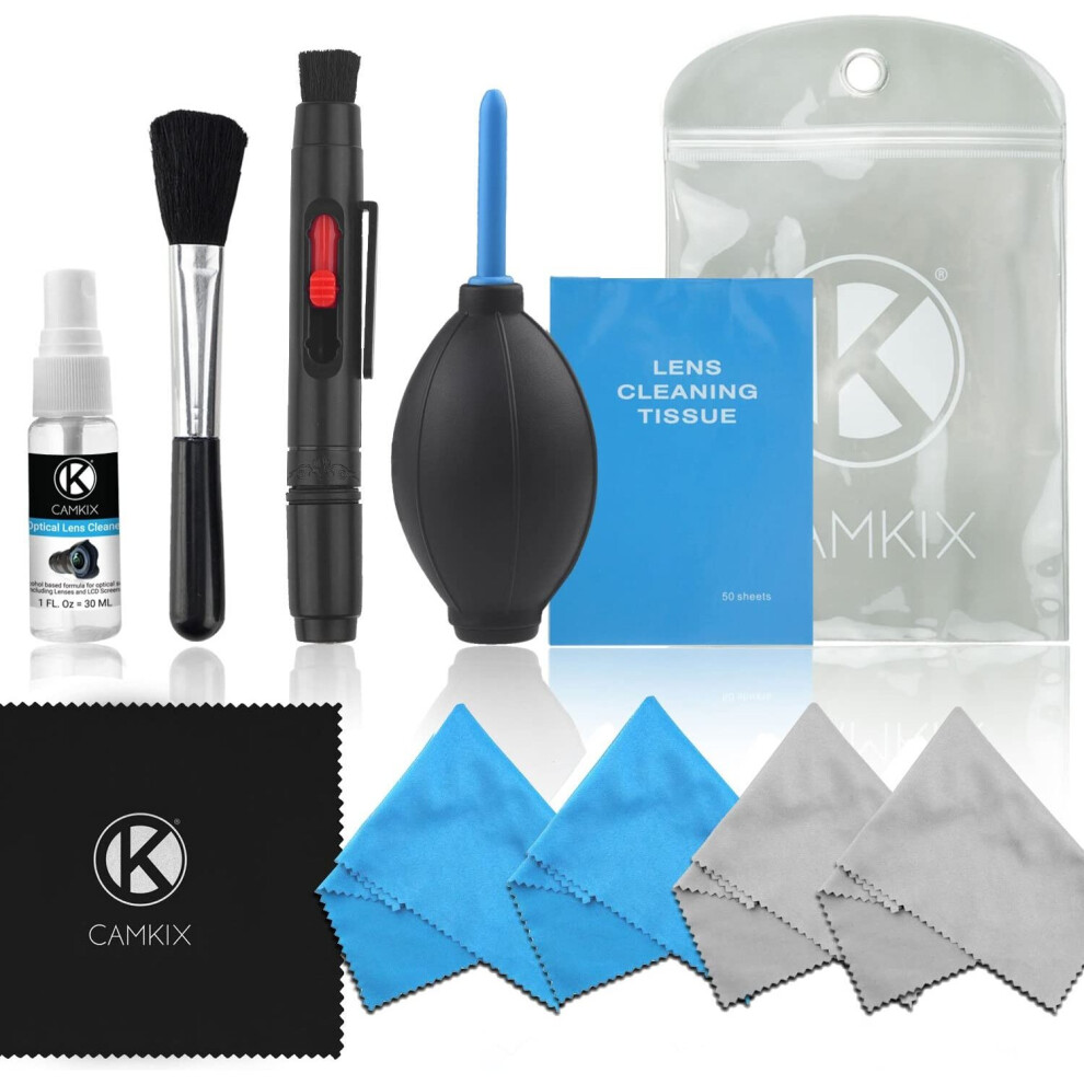 Professional Camera Cleaning Kit for DSLR Cameras compatible with Canon, Nikon, Pentax, Sony, Samsung, Fuj
