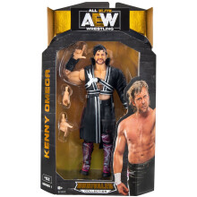 AEW Unrivaled Series 1 Kenny Omega Actionfigur - 25-punkts bevægelighed, Autentisk AEW Double or Nothing-styling