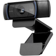 Logitech C920 HD Webcam Full HD 1080p/30fps Video Calling, Clear Stereo Audio, HD Light Correction, Works