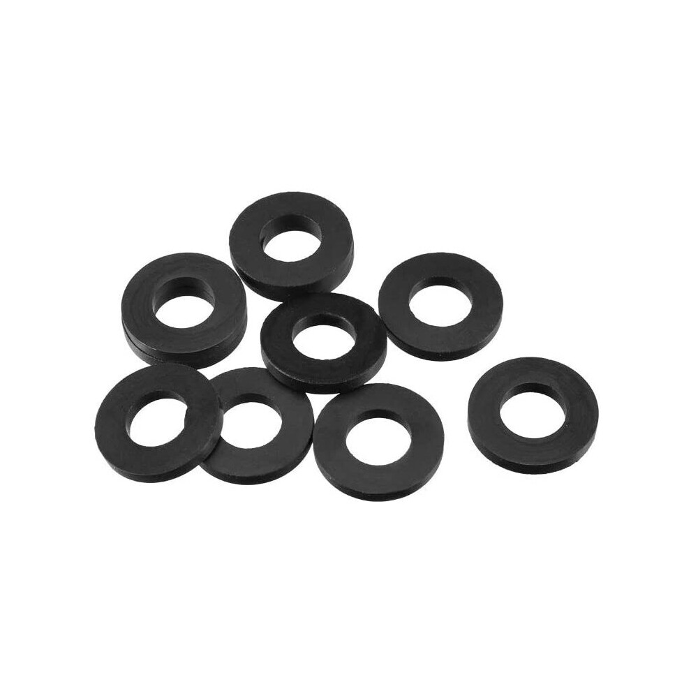 sourcingmap Rubber Flat Washers 16mm OD 8mm ID 2mm Thickness for Faucet Pipe Water Hose, Pack of 10-image-OPC-P6WXTJF-NEW