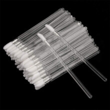 100 PCS Disposable Lip Gloss Brush, Crystal Lipstick Concealer Brushes Lip Applicator Wands Perfect Makeup