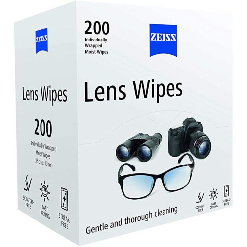ZEISS Lens Wipes - Pack of 200