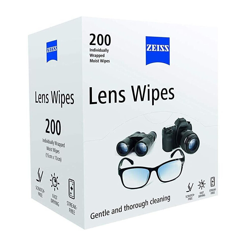 ZEISS Lens Wipes - Pack of 200