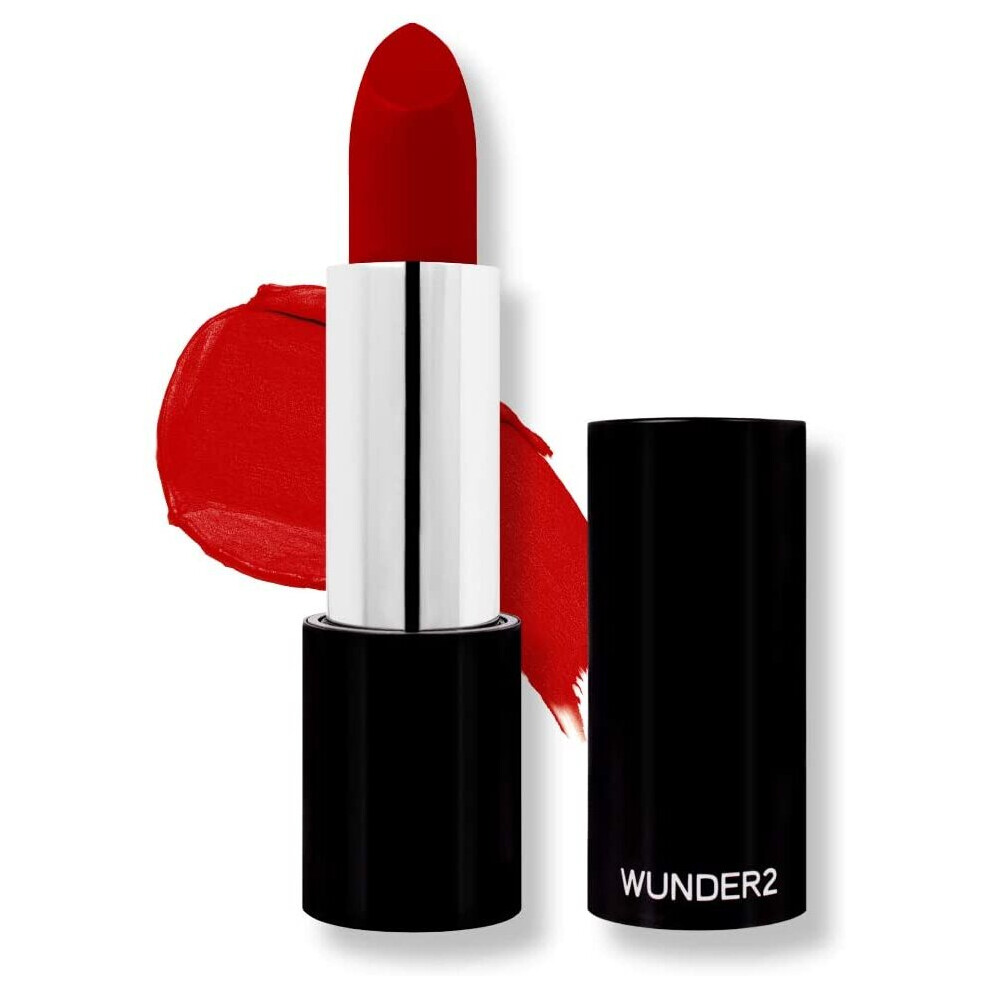 WUNDER2 MUST-HAVE-MATTE LIPSTICK Makeup (Gimme Red) Long Lasting Matte Lip Stick