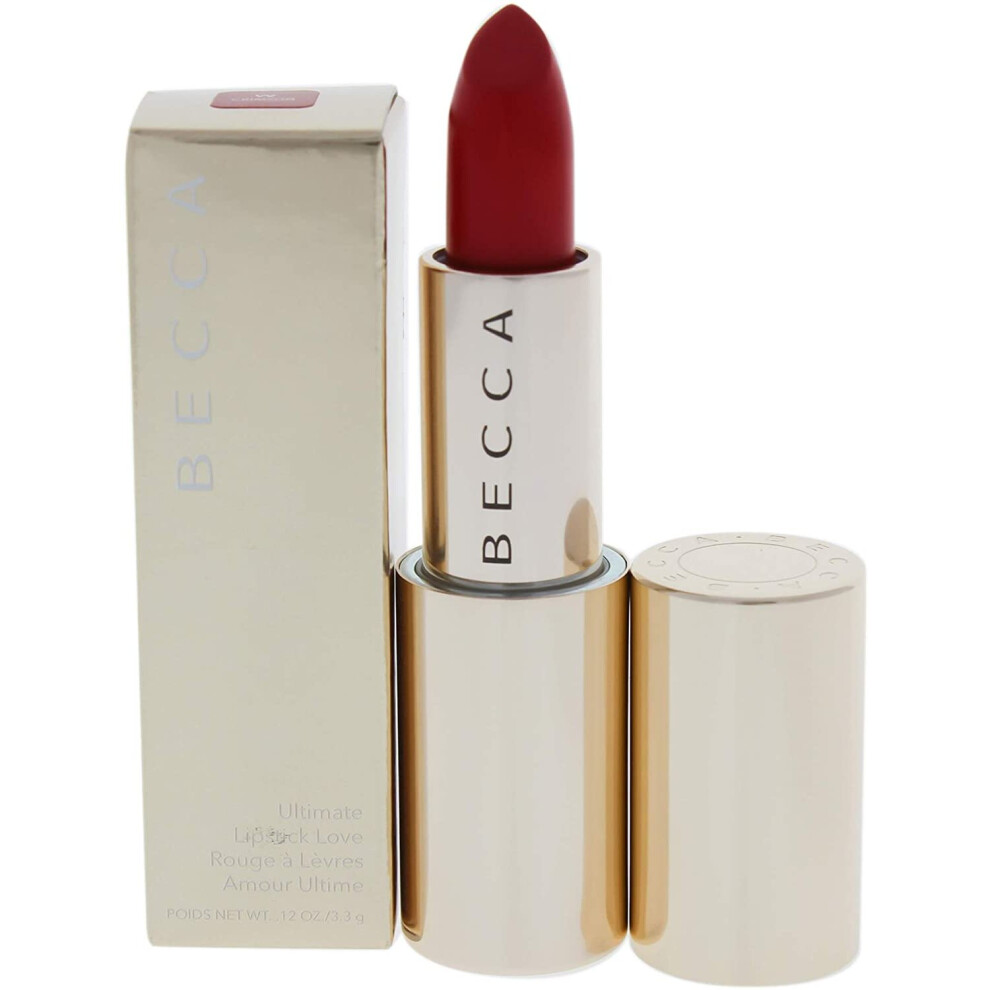 Becca Ultimate Lipstick Love - Crimson (Warm Bright Red) 0.12oz