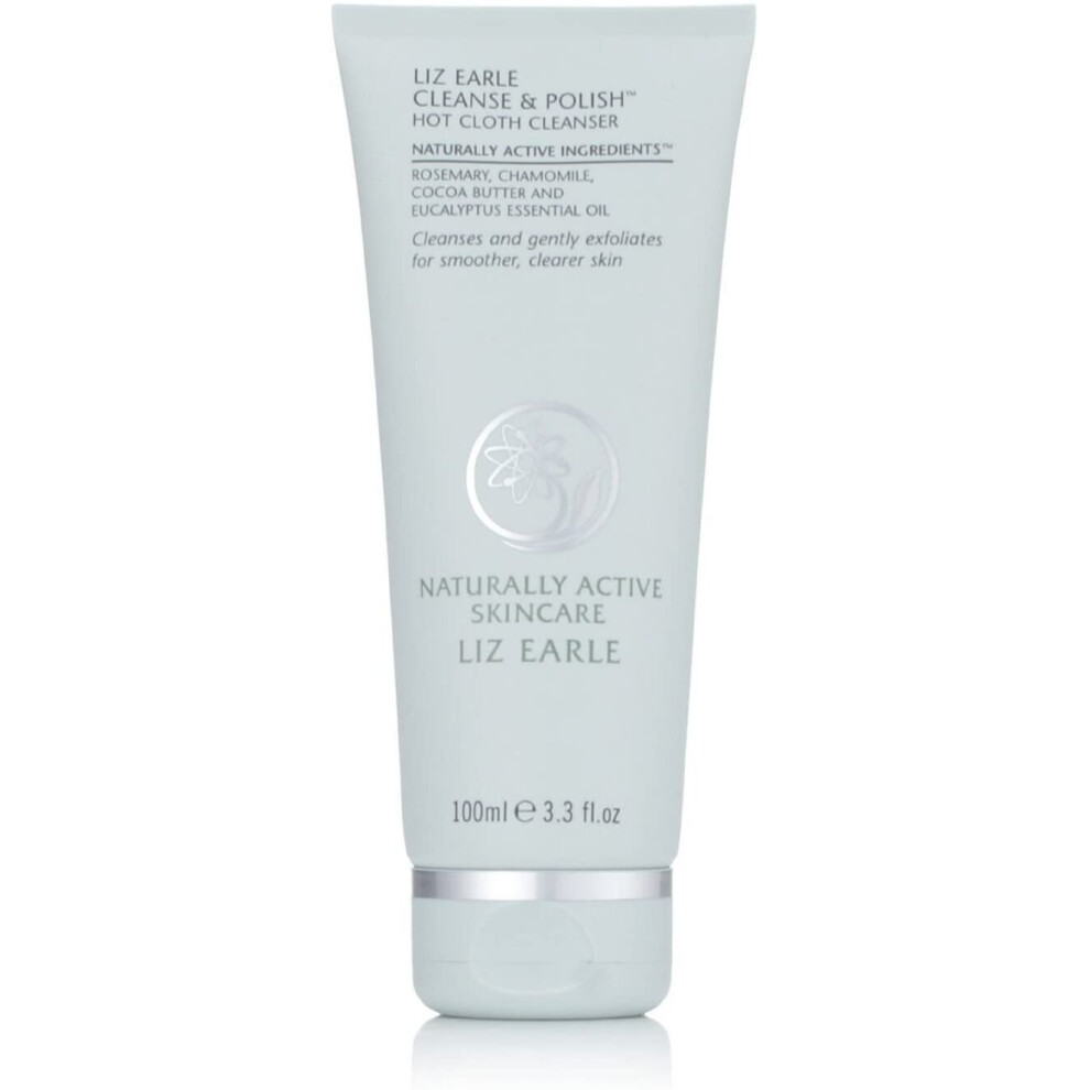 Liz Earle Cleanse and Polish 100ml tube with 2 Muslin Cloths