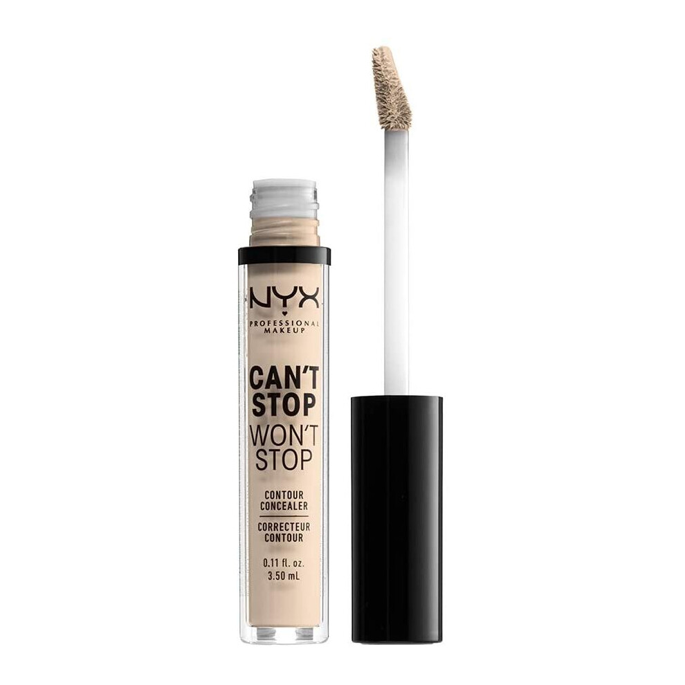 NYX Professional Makeup Can'T Stop Won'T Stop Full Coverage Concealer -Fair, 0.025 kg