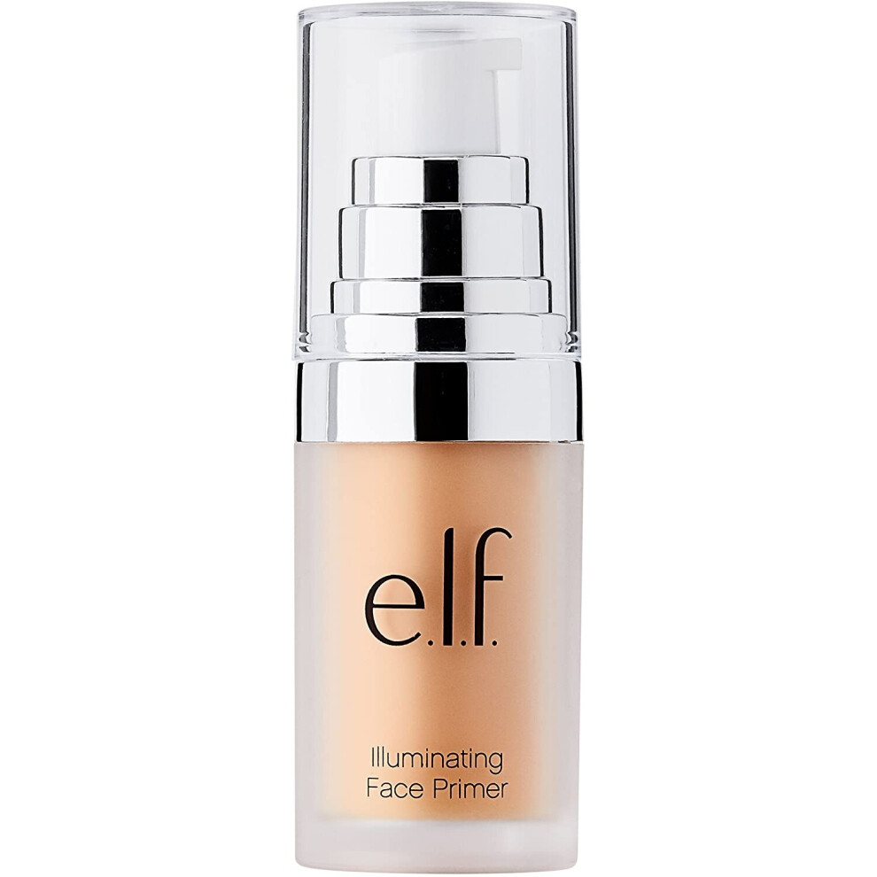 e.l.f. Cosmetics Illuminating Face Primer, Use as a Base for Your Makeup, Leaves Skin Glowing, 0.47 fl. oz