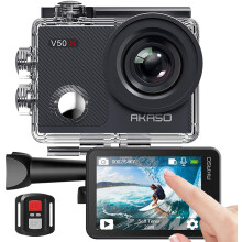 AKASO V50 X Action Camera, Native 4K Wifi Underwater 40M EIS Anti-Shake Cam with Touch Screen, Remote Cont