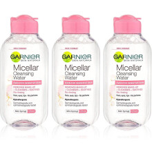 3x Garnier MICELLAR Cleansing Water Hypoallergenic Sensitive Skin 125ml