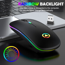 Wireless Mouse LED Optical Cordless Mice For PC Laptop Computer
