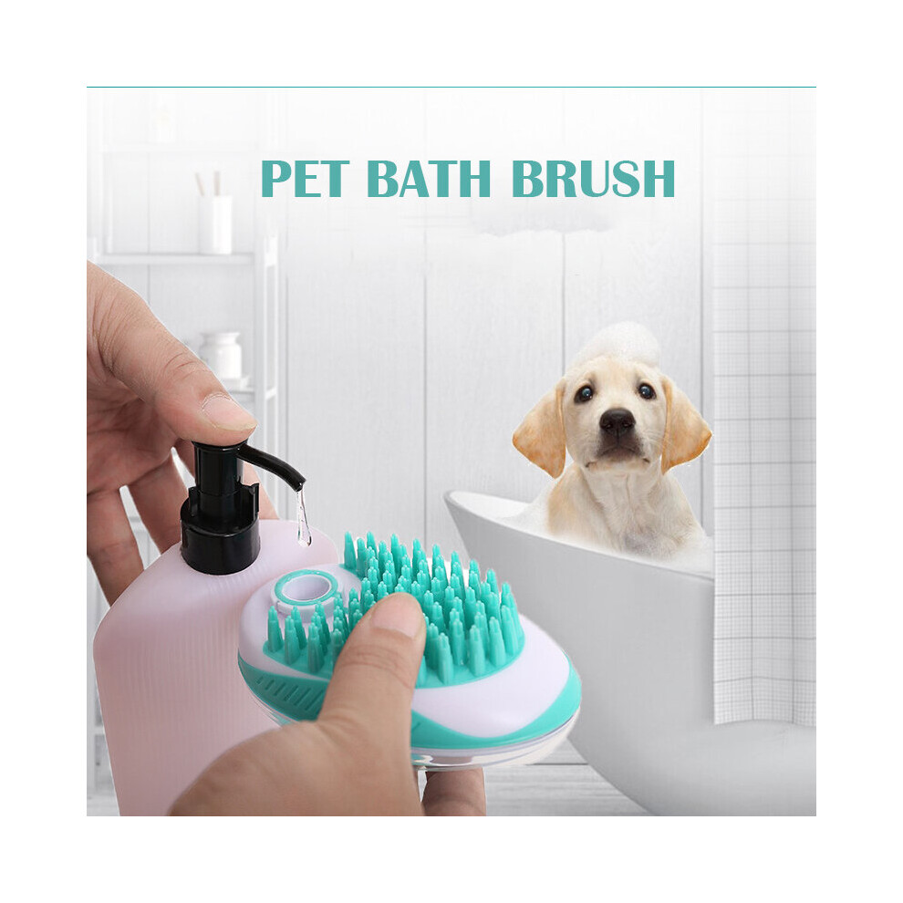 Pet Dog Bath Brush Comb Pet SPA Massage Brush Soft Silicone Dogs Shower