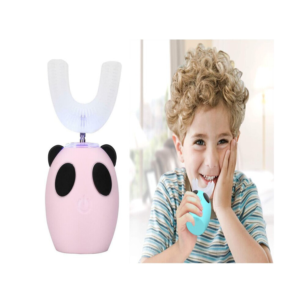 (Pink, 7-15years) Ultrasonic Kids Electric Toothbrush