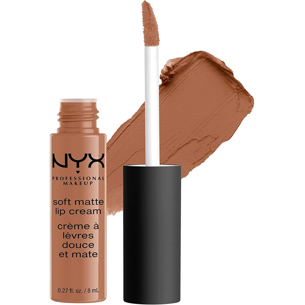 NYX Professional Makeup Soft Matte Lip Cream, Creamy and Matte Finish, Highly Pigmented Colour, Long Lasti