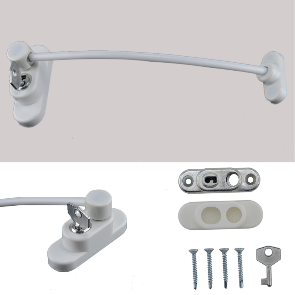 4PCS Window Door Restrictor Child Safety Security Window Lock