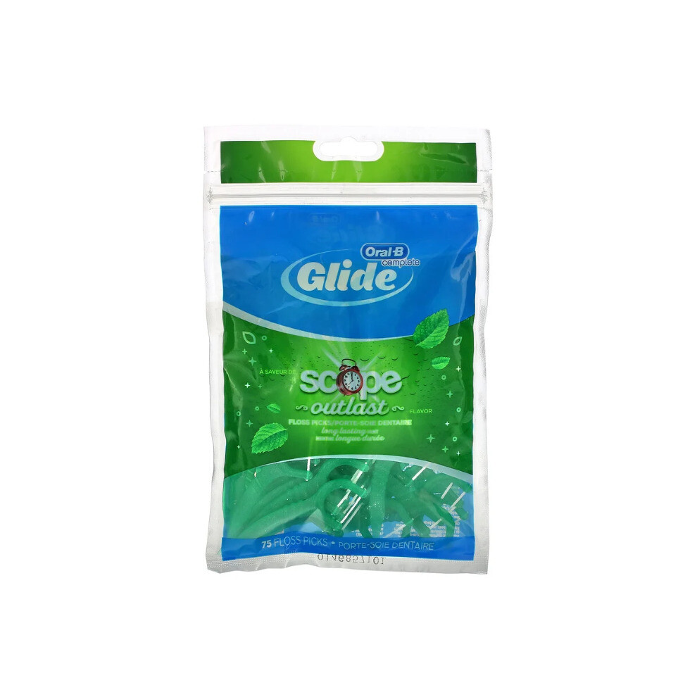 Oral-B , Scope Floss Picks, Outlast, 75 Floss Picks