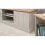 Kendal 2 Door 2 Shelves Large TV Unit Grey 5